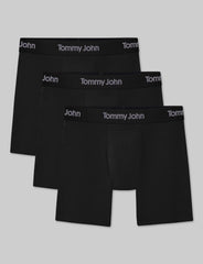 Second Skin Luxe Rib Mid-Length Boxer Brief 6" (3-Pack)