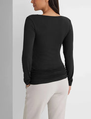Women's Micro Rib Long Sleeve Tee (2-Pack)