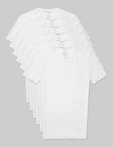 Cool Cotton High V-Neck Stay-Tucked Undershirt (6-Pack)