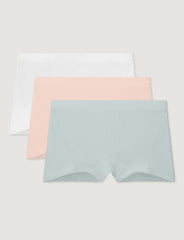 Women's Cotton Pointelle High Rise Boyshort (3-Pack)