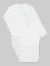Second Skin High V-Neck Stay-Tucked Undershirt (6-Pack)