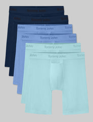 Second Skin Luxe Rib Boxer Brief 8" (6-Pack)