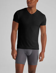 Second Skin High V-Neck Modern Fit Undershirt (6-Pack)