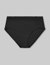 Women's Second Skin High Rise Brief, Lace Waist