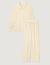 Women's Woven Button Down Shirt & Pant Set