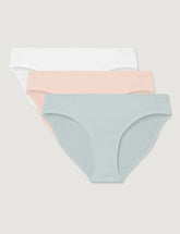 Women's Cotton Pointelle Bikini (3-Pack)