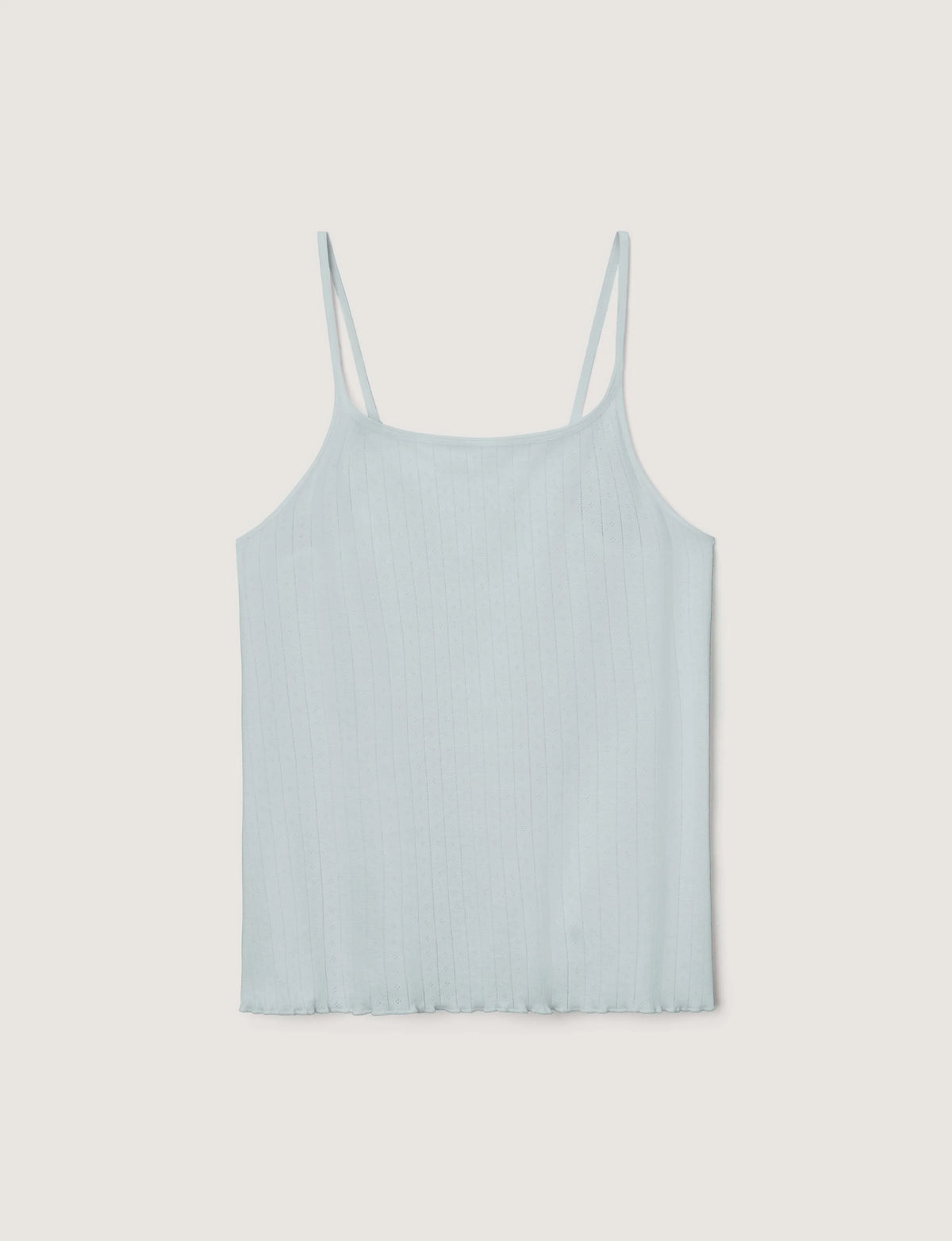Women's Cotton Pointelle Rib Camisole