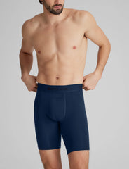 Second Skin Luxe Rib Boxer Brief 8"