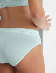 Women's Second Skin Brief, Lace Waist