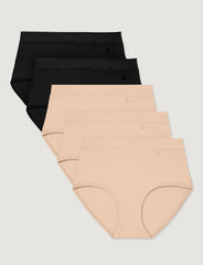 Women's Cool Cotton High Rise Brief (5-Pack)