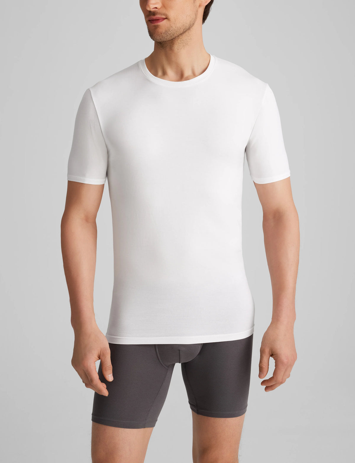 Cool Cotton Crew Neck Stay-Tucked Undershirt